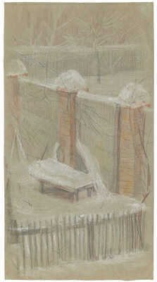 Трошин Николай Степанович. Лот из трех рисунков из серии «Сокольники» 